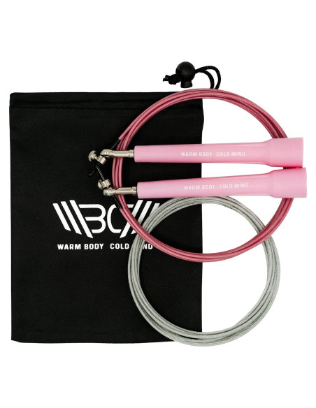 Cuerda de Salto Ajustable WARM BODY COLD MIND Rosa 2.79m