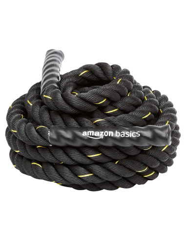 Cuerda de Batalla Amazon Basics 1.5" x 9.14m para Entrenamiento