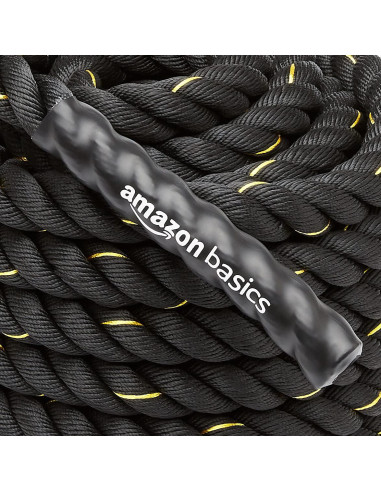 Cuerda de Batalla Amazon Basics 1.5" x 9.14m para Entrenamiento