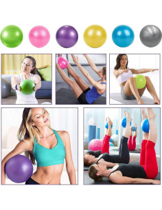 Mini Pelotas de Yoga Inflables XIECCX 22.86 cm 6 PCS 2