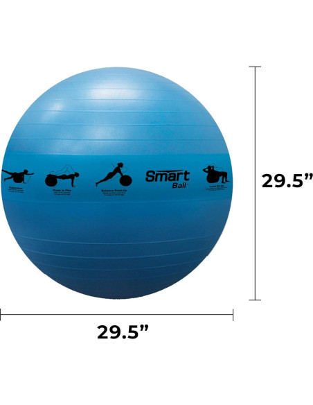 Bola de Estabilidad Prism Fitness 75cm para Yoga y Pilates