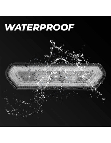 KEMIMOTO Luz LED Trasera UTV 5 Modos 18W Impermeable