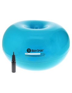 Bola de Ejercicio Inflable Body Sport 85 cm Verde Azulado
