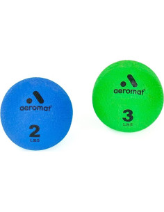 Bola Pequeña con Peso Aeromat 0.91 kg para Yoga 8.9 cm 2