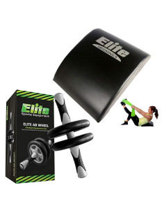 Rueda de Abdominales Elite Sportz y Esterilla de Espuma