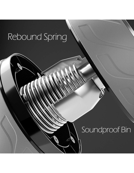 Rueda de Abdominales Dalekana con Resorte y Almohadilla - 37.1 cm