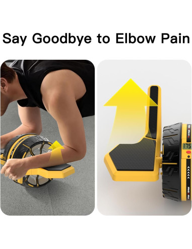 Rueda Abdominal Flexella con Resistencia Ajustable y Soporte