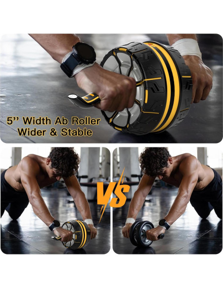 Rueda Abdominal Flexella con Resistencia Ajustable y Soporte