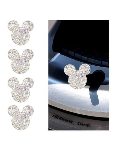 Tapa de Válvula de Neumático de Coche KHGUZ 4 Piezas Brillantes