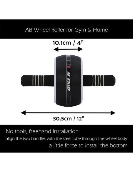 Rueda de Abdominales A.F.N.A.L con Almohadilla - 200 kg