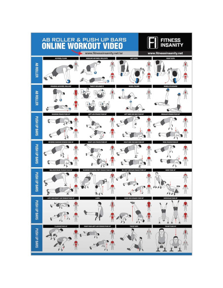 Rueda de Abdominales SLSWHLX 6-en-1 con Accesorios de Ejercicio