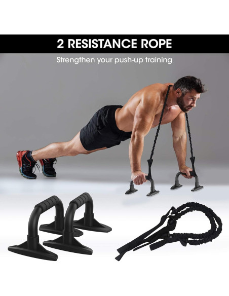 Rueda de Abdominales SLSWHLX 6-en-1 con Accesorios de Ejercicio