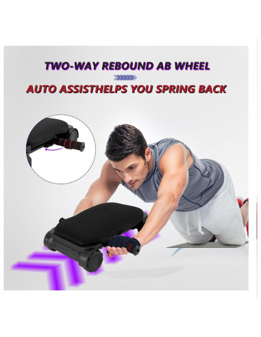 Rueda Abdominal Aiwglenten con Rebote Automático - 150 kg