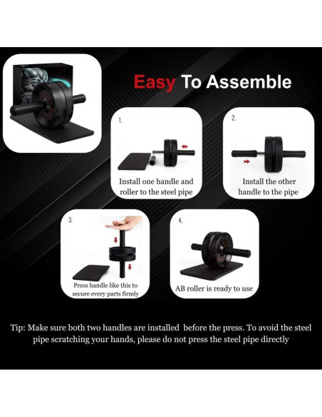 Set Rueda Abdominal y Cuerda para Saltar Genérico - Ejercicio en Casa Set Rueda Abdominal y Cuerda para Saltar Genérico - Ejercicio en Casa