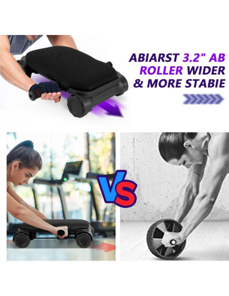 Rueda Abdominal Aiwglenten con Rebote Automático - 150 kg