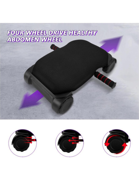 Rueda Abdominal Aiwglenten con Rebote Automático - 150 kg