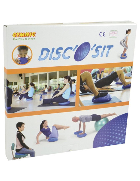Cojín Inflable Gymnic Disc 'o' Sit Abilitations 39 cm Azul Cojín Inflable Gymnic Disc 'o' Sit Abilitations 39 cm Azul