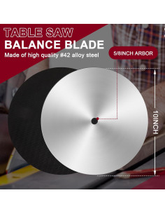 Disco de Lijado 25.4 cm Lanties con 18 Piezas de Papel de Lija 2