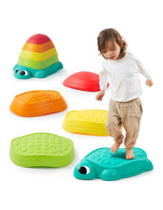 Piedras de Equilibrio Joyin en Forma de Tortuga - 5 Pcs