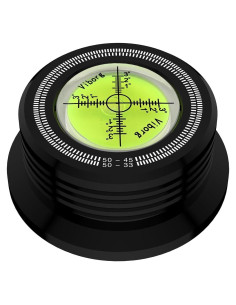 Peso de Disco de Vinilo Viborg LP528B 280g con Nivel de Burbuja