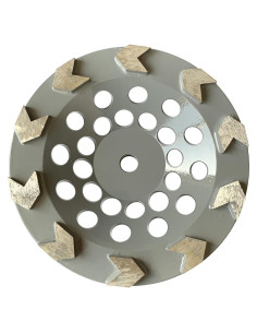 Disco de Molienda de Segmento Flecha 180mm JINYO para Concreto