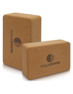 Bloques de Yoga de Corcho Premium Yoga Dood - Paquete de 2