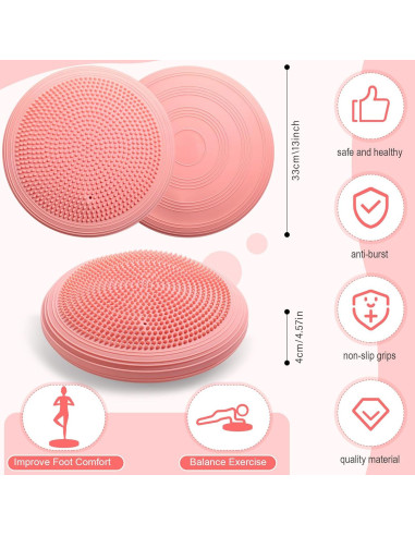 Asiento de Balance Wobble Cushion Libima 33cm Lila Aciano