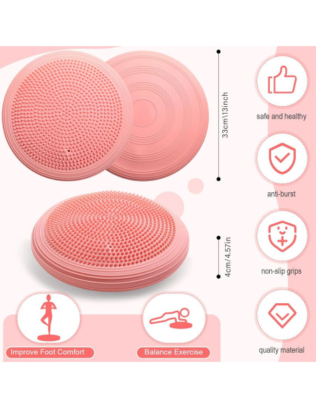 Asiento de Balance Wobble Cushion Libima 33cm Lila Aciano
