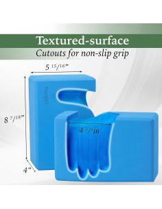 Bloques de Yoga Yes4All para Muñecas - Espuma EVA - 2 Piezas 2