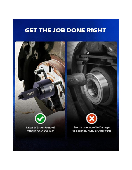 Kit de Prensa de Rodamiento de Rueda Orion Motor Tech 24 Pzas