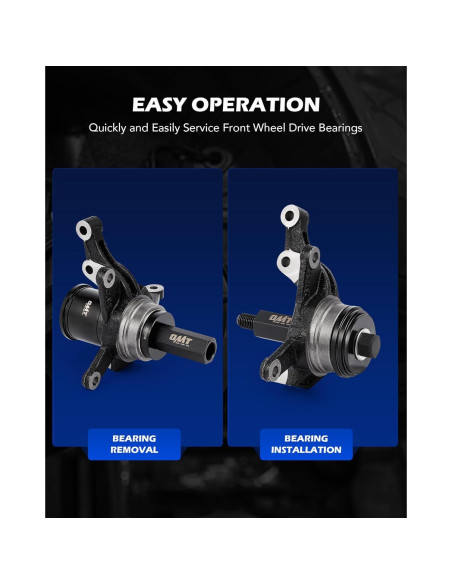 Kit de Prensa de Rodamiento de Rueda Orion Motor Tech 24 Pzas