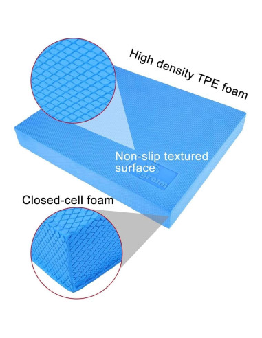 Almohadilla de Equilibrio Fragraim Azul 40x33x5 cm Antideslizante