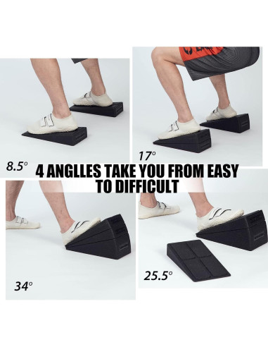 Bloque de Cuña para Sentadilla M MANUEKLEAR - Paquete de 3