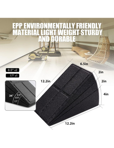 Bloque de Cuña para Sentadilla M MANUEKLEAR - Paquete de 3