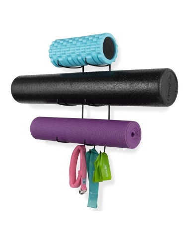 Soporte de Pared Wallniture Guru para Esteras de Yoga y Accesorios