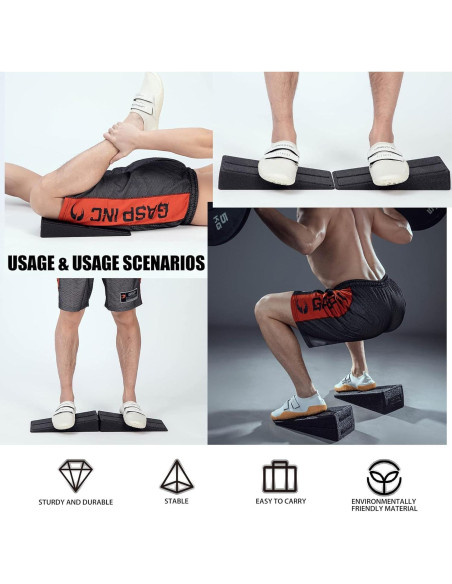 Bloque de Cuña para Sentadilla M MANUEKLEAR - Paquete de 3