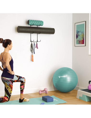 Soporte de Pared Wallniture Guru para Esteras de Yoga y Accesorios
