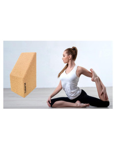 Bloques de Corcho Premium Toibena 2 en 1 para Yoga y Pilates