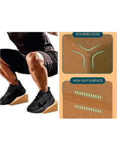 Bloques de Corcho Premium Toibena 2 en 1 para Yoga y Pilates 2