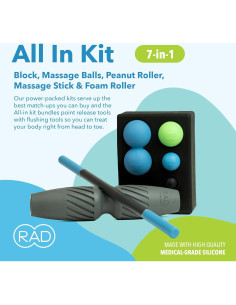 Kit de Liberación Miofascial RAD 7 en 1 - Masaje y Recuperación 2