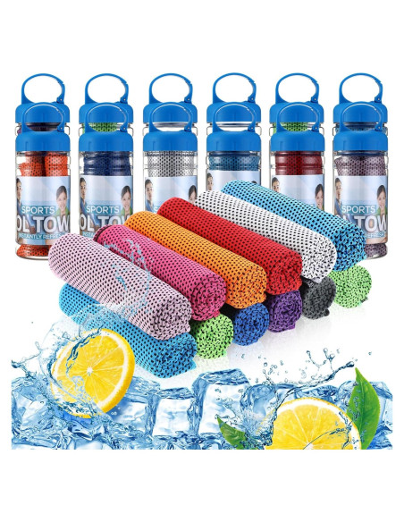 Paquete de 12 toallas de enfriamiento Hosuly 81x30 cm