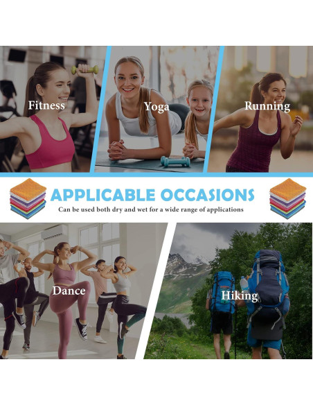 Paquete de 12 toallas de enfriamiento Hosuly 81x30 cm