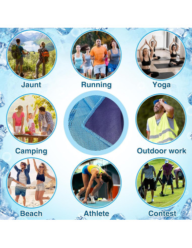 Toallas Refrescantes MADHOLLY 100 Pcs 80x30 cm Multicolor