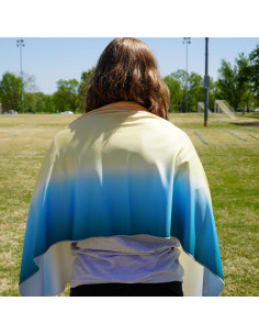 Chal Enfriador SHAKEitCOOL Ombre Amarillo Azul UPF40 165cm 2