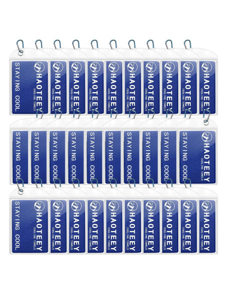 Toallas Enfriadoras Haoteey 30 Piezas 101.6x30.5cm Microfibra