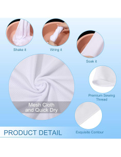 Toallas de Enfriamiento BBTO 12 Piezas 100x30 cm Microfibra 2