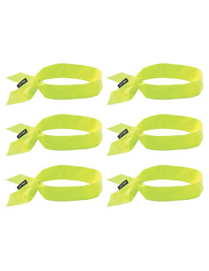 Bandana Refrigerante Ergodyne Chill-Its 6700, 6 Unidades, Lima