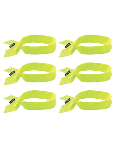 Bandana Refrigerante Ergodyne Chill-Its 6700, 6 Unidades, Lima