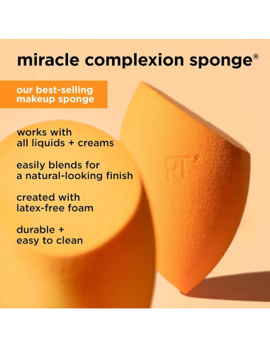 Esponja de Complección Milagrosa Real Techniques - Naranja