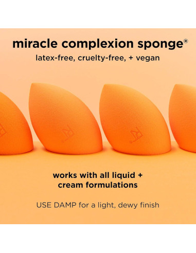 Esponja de Complección Milagrosa Real Techniques - Naranja